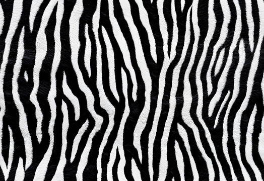 Abstract Seamless Zebra Skin Pattern Background © Pixivir