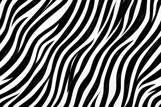 Abstract Seamless Zebra Skin Pattern Background © Pixivir