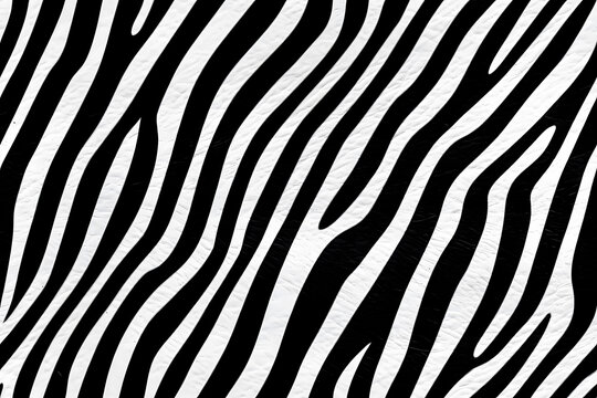 Abstract Seamless Zebra Skin Pattern Background