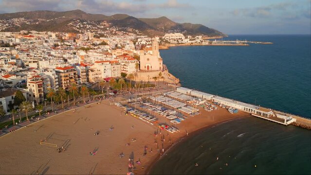 Sitges Coastal Town In Barcelona