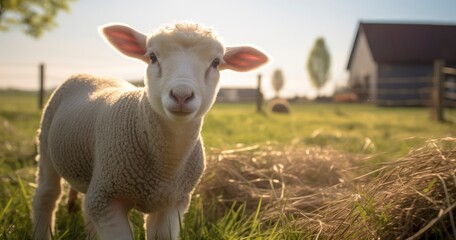 The Essence of Farm Animals and the Beauty of Countryside Living. Generative AI