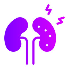 kidneys gradient icon