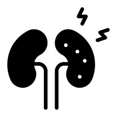 kidneys glyph icon