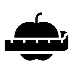 diet glyph icon