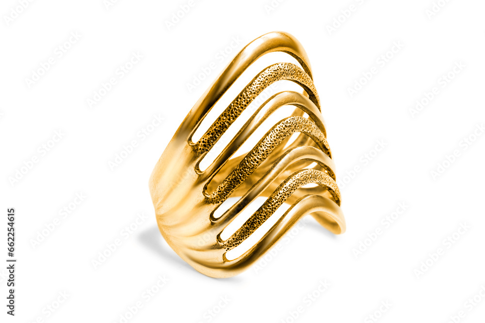 Sticker Golden ring isolated