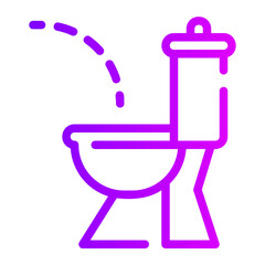 urination gradient icon