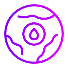 world diabetes day gradient icon