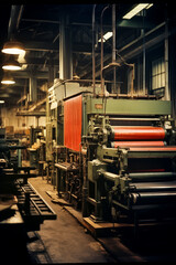 Fototapeta na wymiar Machine in the factory