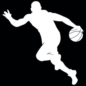 recommend clip art: player silhouette vector