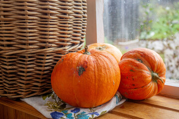 pumpkin on a table