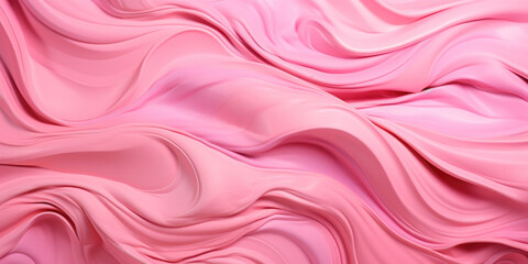 Intricate pattern of intertwining pink waves.