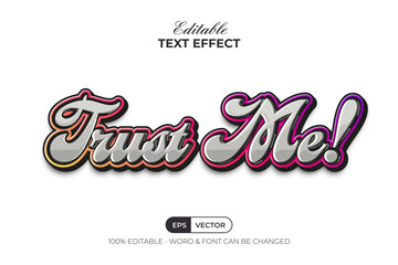 Quote Text Effect Fun Style. Editable Text Effect.