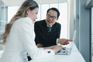 An image representing visionary discussions in meetings, charting the business's growth.