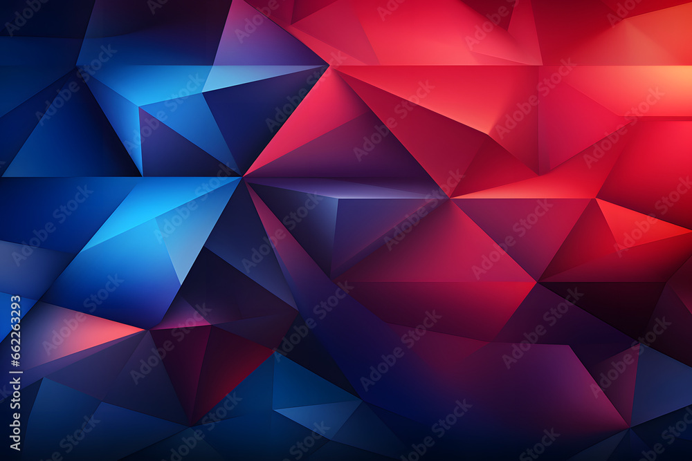 Poster an abstract background with geometric shapes and vibes