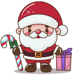 Santa clause in Christmas day