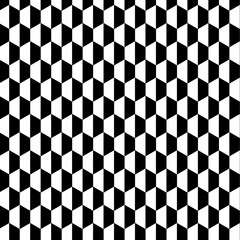 White Black Hexagon Pattern Designs.