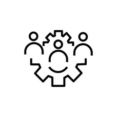 staffing icons symbol vector elements for infographic web