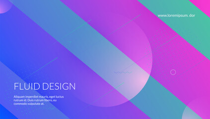 Business Frame. Curve Abstract Art. Blue Liquid Illustration. Vector Fluid. Flat Corporate Brochure. Geometry Ux. Tech Landing Page. Pink Business Frame