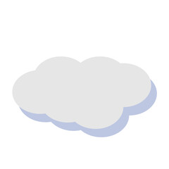 blue cloud with a cloud