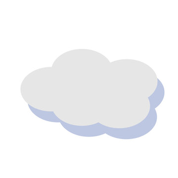 blue cloud with a cloud