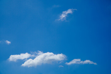 Blue sky background with clouds