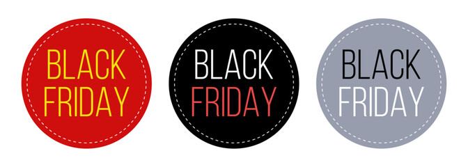 Black friday sale design. Label or sticker design element for promotion, banner, poster, background