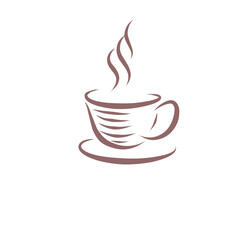 Cup of coffee. Cup of tea. Hot coffee. Hot tea. Hot coffee in the cup. Hot tea in the cup.