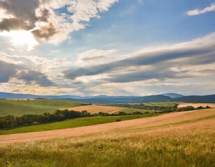 View Of Field Against Sky