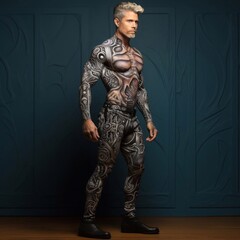 Fototapeta na wymiar Bionic part of human body