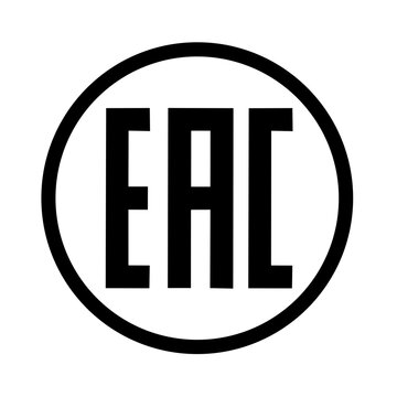 EAC mark.Eurasian conformity mark vector