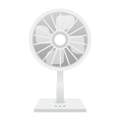 シンプルなイラスト_扇風機,サーキュレーター