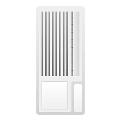 シンプルなイラスト_窓用エアコン