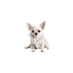 Chihuahua dog breed no background