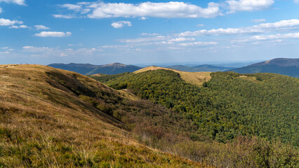 landscape in the mountains, Bieszczady