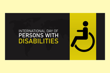 International Day of Disabilities is a global observance to promoting awareness of people with disabilities.