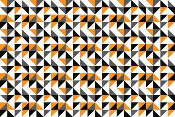 Decorative geometric shapes seamless pattern