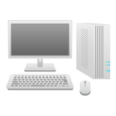 シンプルなイラスト_パソコン