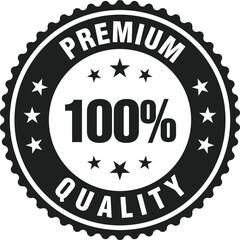 Premium Quality badge, sign, symbol, and insignia isolated on white background