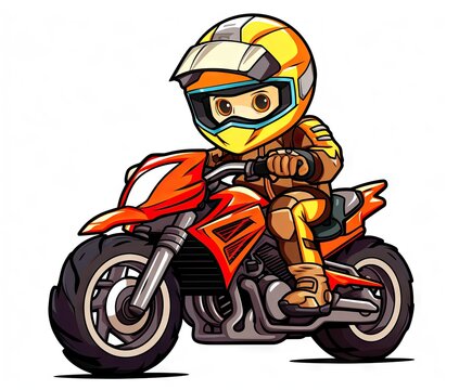  a person riding a motorcycle with a helmet on and goggles on.  generative ai