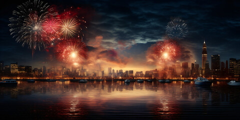 New Year's Eve 2024 Celebration Background
