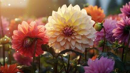 chrysanthemum flowers generated by AI