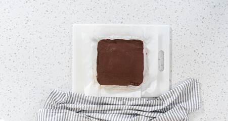 Homemade plain fudge