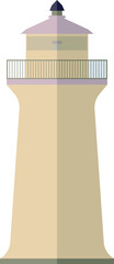 Lighthouse in flat style