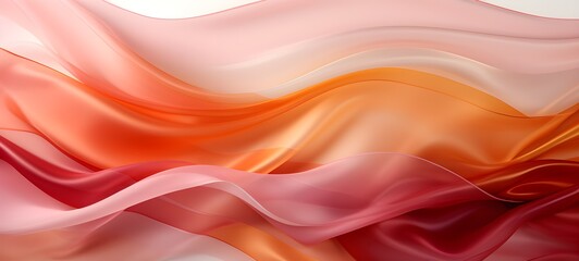 Ai abstract 3d background wave lines peach shades gradient, abstract 3d colorful background seamless pattern waves, wavy texture.