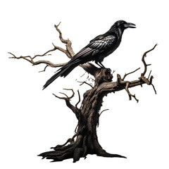 crow on a tree