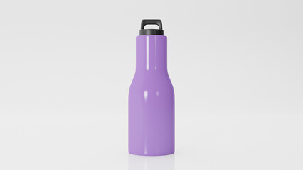 Chubby Royal Purple Tumbler with Long Straight Neck