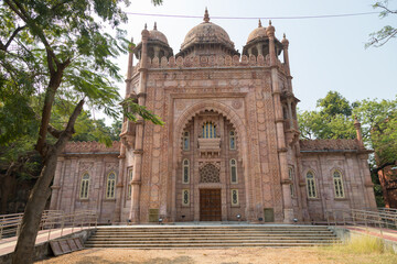 Beautiful facade at the Chennai Government Museum, Tamil Nadu, India