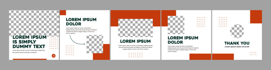 set of set of carousel templates for social media postss for social media posts © Rozin