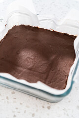 Homemade plain fudge