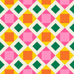 Essential geometric printable seamless pattern with abstract Minimal elegant line form stroke shapes in vibrant colors. Modern simple background in minimalist mid century style vector wall art